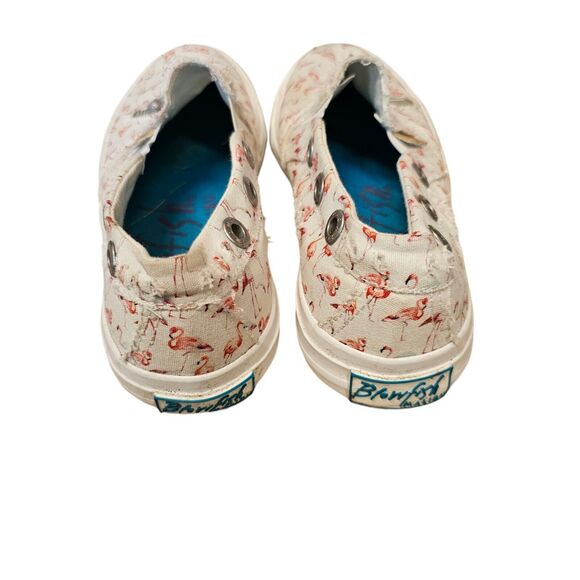 Blowfish Malibu Slip-on Sneakers Flamingo Print 5.5-6 - Picture 4 of 8